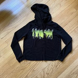Juniors Friends Cropped Hoodie